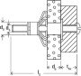 Fischer hollewandplug metaal HM 6x65 tbv dikte 20-34mm - Thumbnail 1