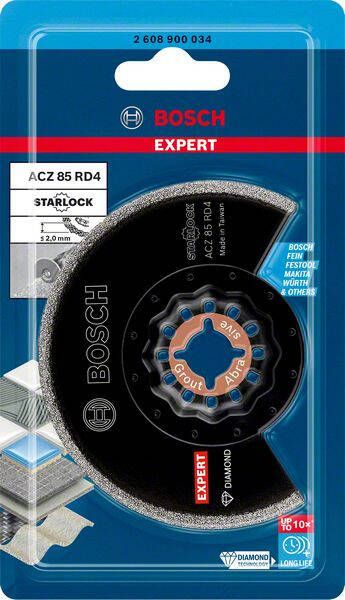 Bosch Accessoires Expert Grout Segment blad ACZ 85 RD4 multitoolzaagblad 85 mm 1 stuk(s) 2608900034