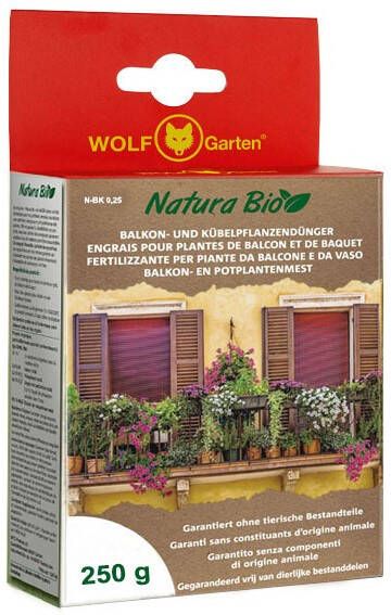 Wolf Garten Natura Bio Balkon- en potplantenmest N-BK 0 25