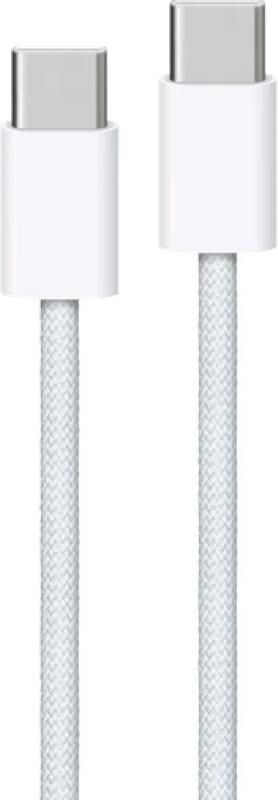 Apple Usb C naar Usb C Kabel 1m Nylon Wit Duo Pack