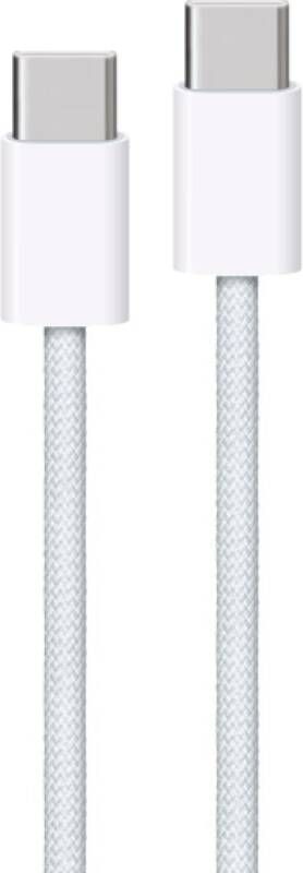 Apple Usb C naar Usb C Kabel 1m Nylon Wit Duo Pack