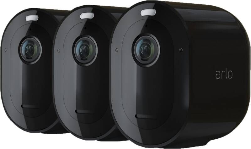 Arlo Pro 4 Beveiligingscamera Zwart 3-Pack