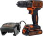 Black+Decker BDCDC18 18V 1.5Ah Schroefboor 1 snelh | 1x 18V 1.5Ah accu + 200mA Lader BDCDC18-QW - Thumbnail 2