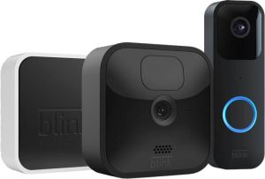 Blink Outdoor IP camera + Video Doorbell Zwart