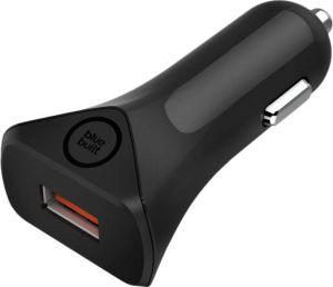 BlueBuilt Autolader zonder Kabel Quick Charge 18W Zwart