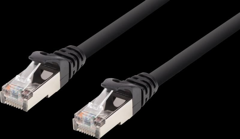 BlueBuilt Netwerkkabel FTP CAT6 0 5 meter Zwart