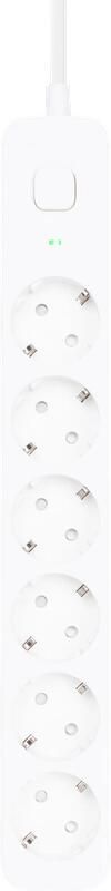 BlueBuilt Stekkerdoos 6-voudig 3 meter Wit