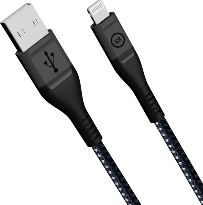 BlueBuilt Usb A naar Lightning Kabel 1 5m Kevlar Zwart