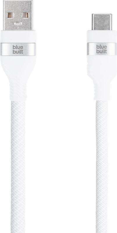 BlueBuilt Usb A naar Usb C Kabel 3m Nylon Wit