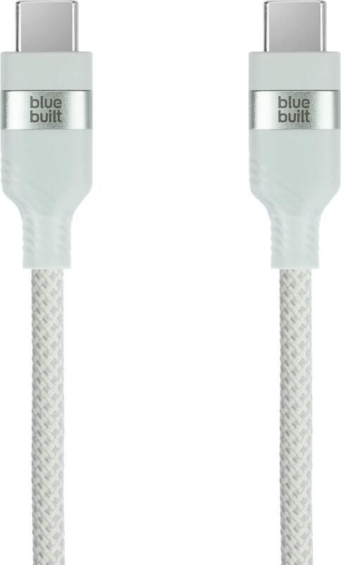 BlueBuilt Usb C naar Usb C Kabel 1 5m Nylon Mintgroen