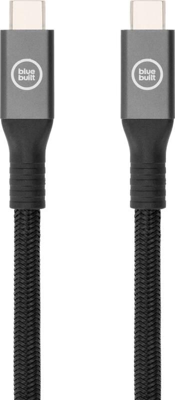 BlueBuilt Usb C naar usb C kabel 240W 2m Nylon Zwart