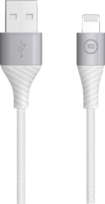 BlueBuilt Usb A naar Lightning Kabel 1 5m Nylon Wit