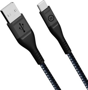 BlueBuilt Usb A naar Usb C Kabel 1 5m Kevlar Zwart