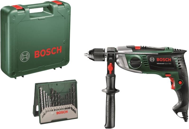 Bosch Groen Advanced Impact 900 | Schroef- boormachine | incl. 15 delige accessoireset | 900W 0603174003
