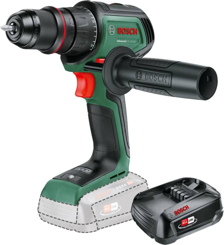 Bosch AdvancedDrill 18V-80 + 2.5 Ah accu (1x)