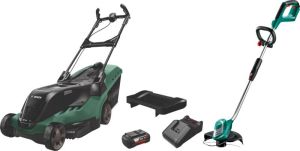 Bosch AdvancedRotak 36-690 + AdvancedGrassCut 36 LI incl. 4 0 Ah accu (1x)
