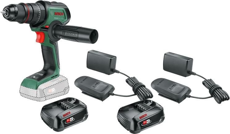 Bosch AdvancedImpact 18V-80 2 5 Ah Accu (2x) Starterspakket