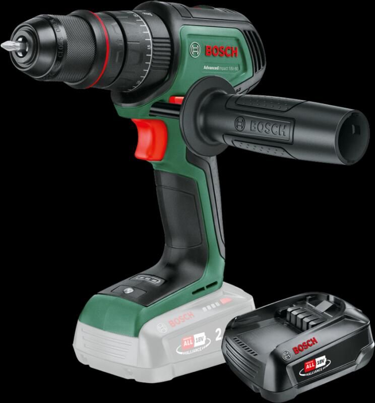 Bosch AdvancedImpact 18V-80 + 2.5 Ah accu (1x)