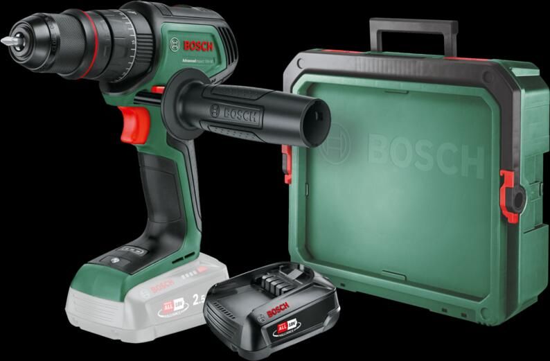 Bosch AdvancedImpact 18V-80 + 2.5 Ah accu (1x) + SystemBox S