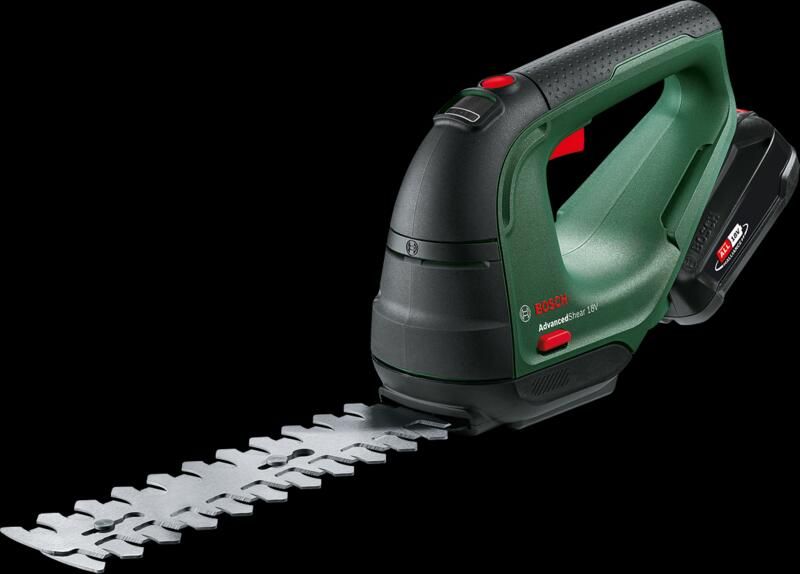 Bosch Groen AdvancedShear 18V-10 Accu Buxus- en grasscharenset | 2.0 Ah accu + Oplader | In doos 0600857000