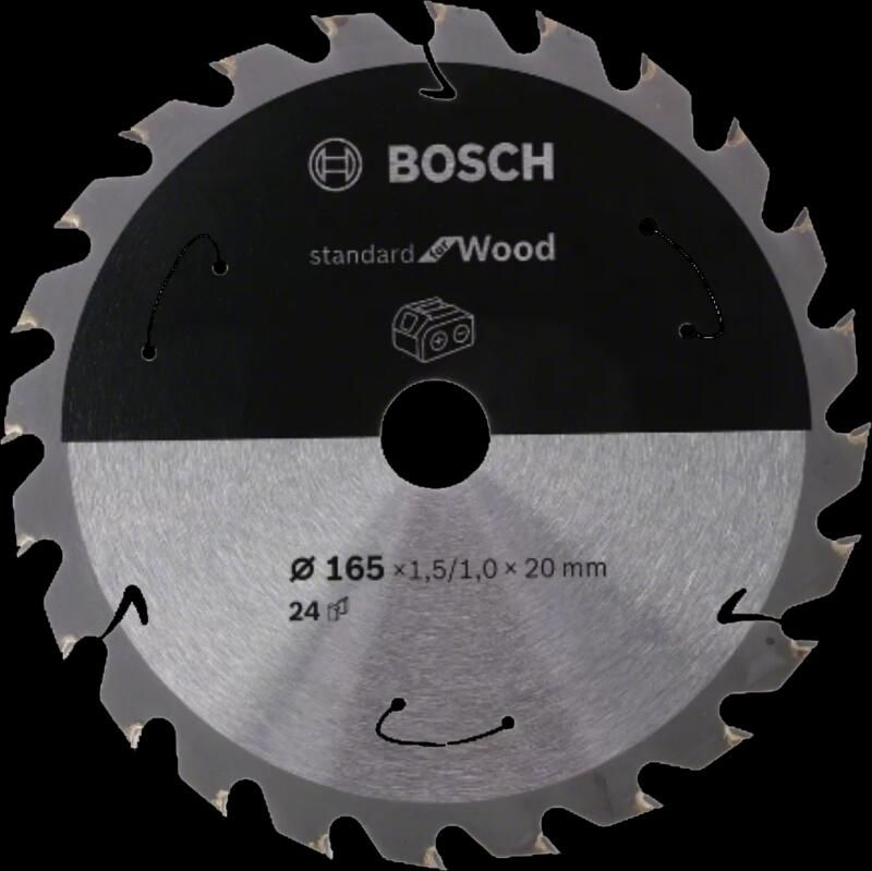 Bosch Accessoires Cirkelzaagblad Accu Stand. Wood 254X30X2 2 1 6 48T 2608842239 - Foto 2
