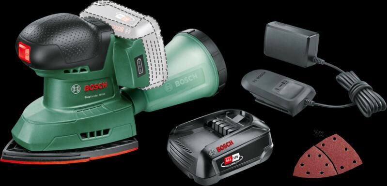 Bosch EasySander 18V-8 + 2 5 Ah accu (2x)