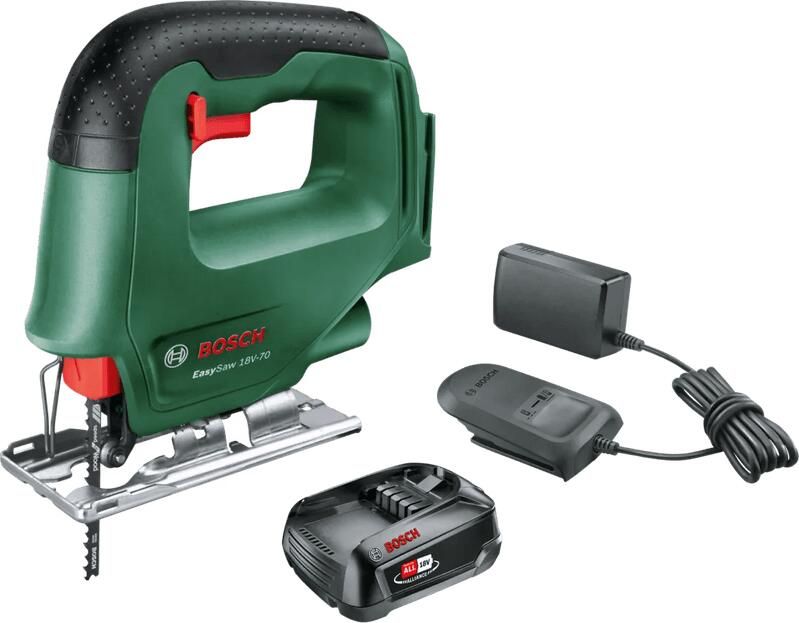 Bosch EasySaw 18V-70 + 2 5 Ah accu - Foto 1