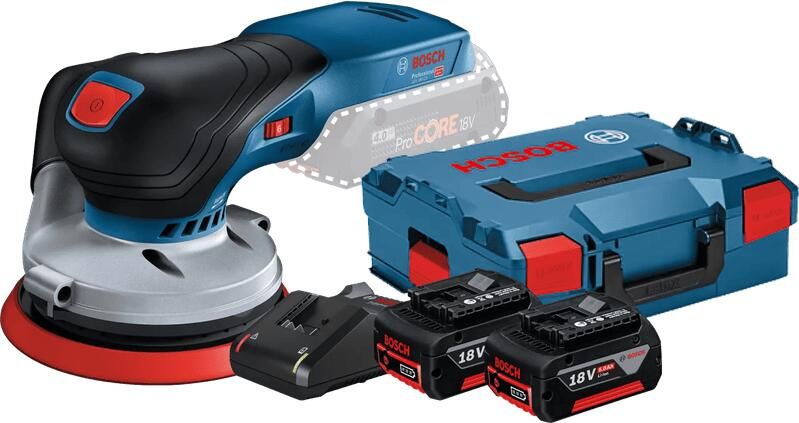 Bosch Professional GEX 18V-125 5 0 Ah GBA Accu (2x) Starterspakket