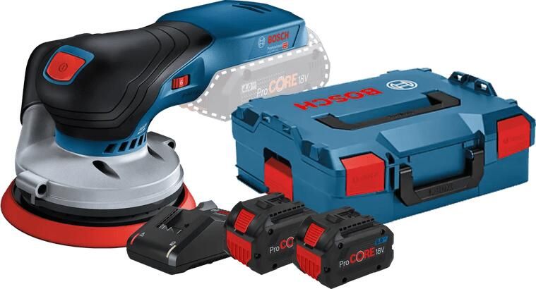 Bosch Professional GEX 18V-125 8 0 Ah ProCORE Accu (2x) Starterspakket