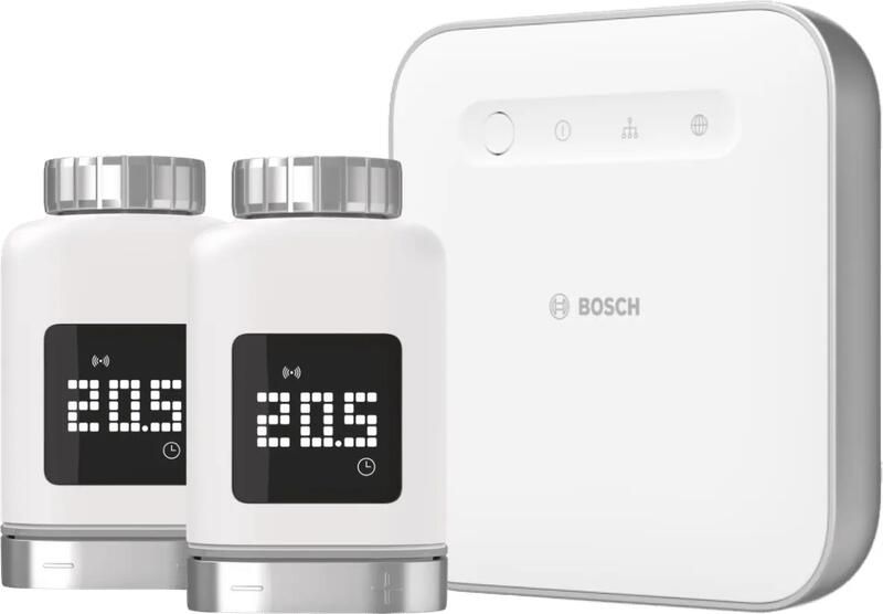 Bosch Slimme Radiatorknop 2 Duo Pack + Smart Home Controller