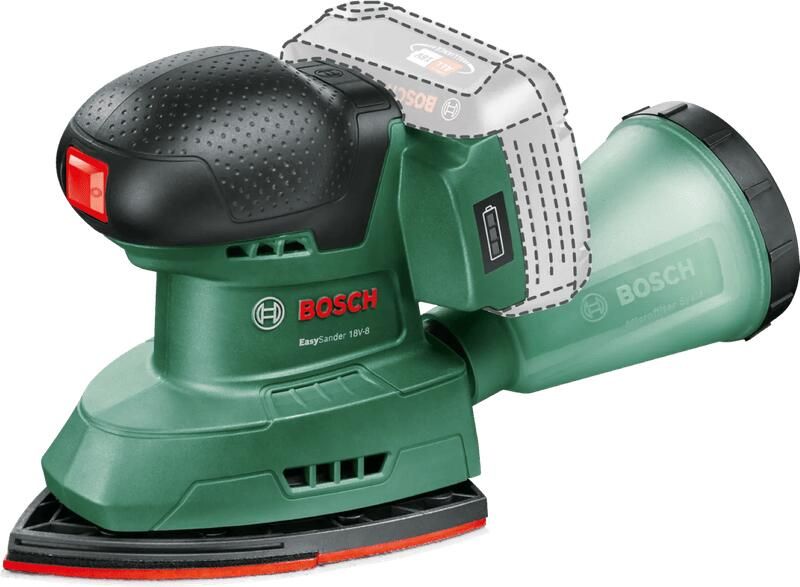 Bosch Groen UniversalSander 18V-10 BT Accumultischuurmachine | 18V | Zonder accu en lader 06033E3100