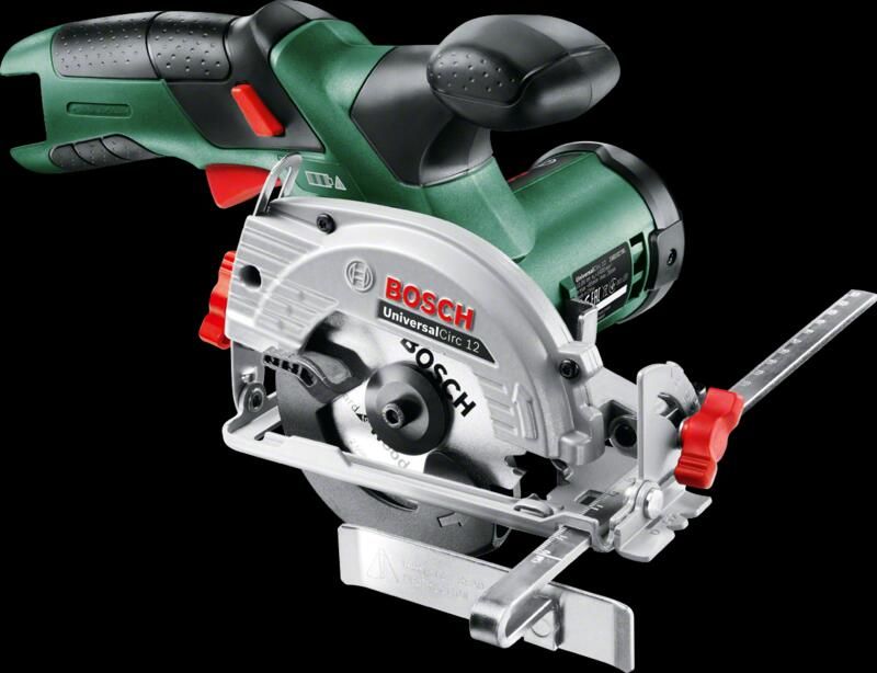 Bosch Groen UniversalCirc 12 Mini-handcirkelzaag | 12V | Zonder accu&apos;s en oplader 06033C7003