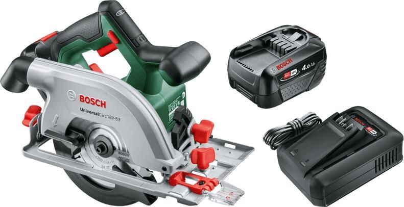 Bosch UniversalCirc 18V-53 + Starterset 18V 4 0 Ah