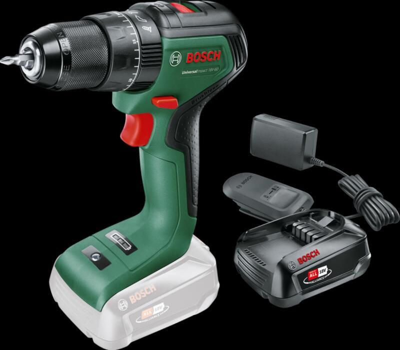 Bosch UniversalImpact 18V-60 + 2.5 Ah Accu (1x)
