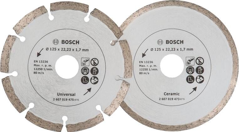 Bosch Diamantschijf 125 mm 2 stuks