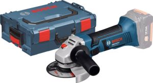 Bosch Blauw GWS 18-125 V-Li Solo Accu haakse slijpmachine | zonder accu&apos;s en lader | In L-Boxx