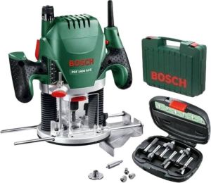 Bosch Groen POF 1400 ACE bovenfrees | 1400w | + 6-delige frezenset
