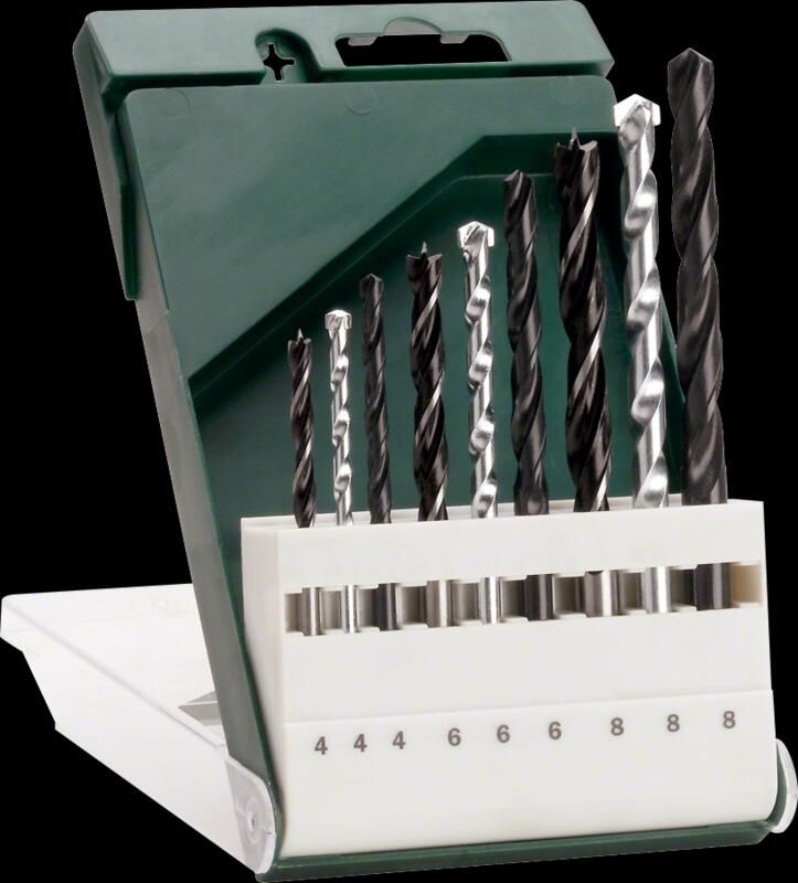 Bosch Accessoires 9-delige boorset: metaal HSS-R steen hout 2609255483