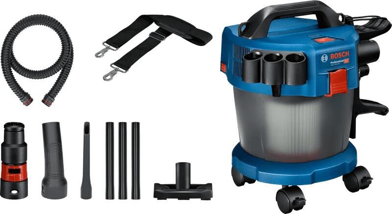 Bosch Blauw GAS 18V-10 L Accustofzuiger 18V excl. accu's en lader + accessoireset 06019C6302