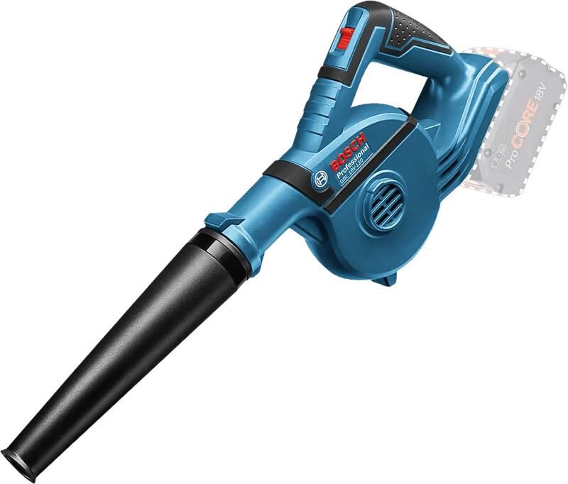 Bosch Blauw GBL 18V-120 Accu blazer zonder accu's en lader 4 opzetstukken 06019F5100