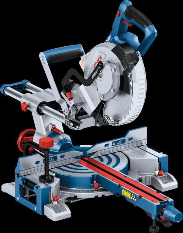 Bosch Blauw GCM 18V-216 D Accu Afkortzaag | 216 mm | Zonder accu&apos;s en lader 0601B51000