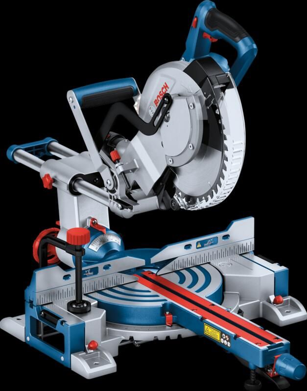 Bosch Blauw GCM 18V-254 D Accu Afkortzaag | 254 mm | Zonder accu&apos;s en lader 0601B51100