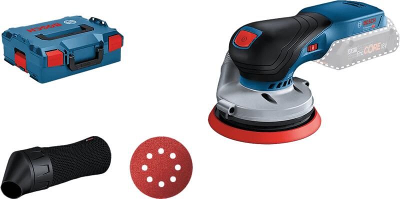 Bosch Blauw GEX 18V-125 Professional | Accu-excenterschuurmachine | 18V | Body | Zonder Accu's & Laders | In L-Boxx 0601372200 - Foto 2