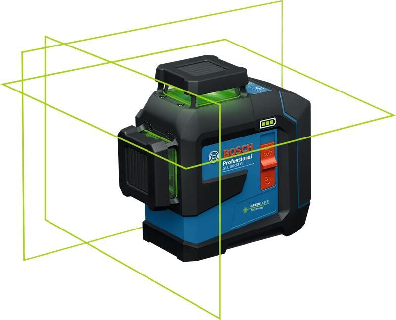 Bosch Blauw GLL 80-33 CG Lijnlaser | 4x batterij 1 5V LR6 (AA) | In Doos 0601065500