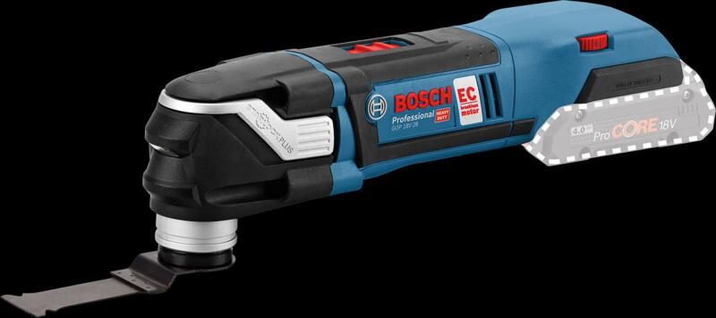 Bosch Blauw GOP 18 V-28 Professional Oscillerende multitool Body | Starlock zonder accu&apos;s en lader 06018B6002