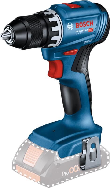 Bosch Blauw GSR 18V-45 Professional | Accuschroefboormachine | Excl. accu's en lader | L-BOXX 136 + inlay 06019K3201