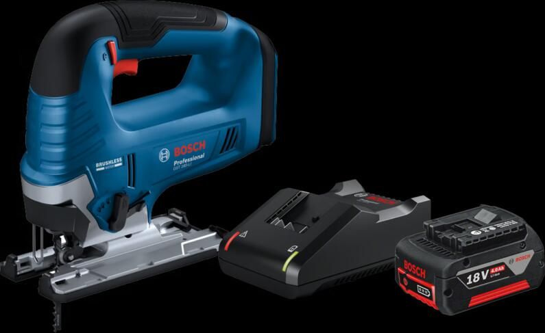 Bosch Professional GST 18V-125 B + 4 0 Ah accu en lader
