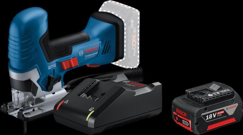 Bosch Professional GST 18V-125 S + 4 0 Ah accu en lader