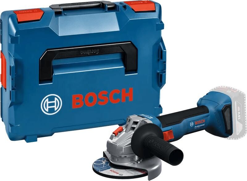Bosch Blauw GWS 18V-8 Accu Haakse Slijper | 125mm | Exclusief Accu's en Lader in L-boxx 06019N9001