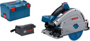 Bosch Blauw GKT 18V-52 GC Professional Accu-invalzaag BITURBO Solo L-Boxx | Zonder acccu&apos;s en lader